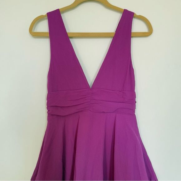 Lulu's Purple Midi Dress - Picture 9 of 12
